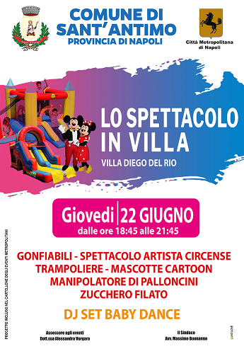 Lo spettacolo in villa